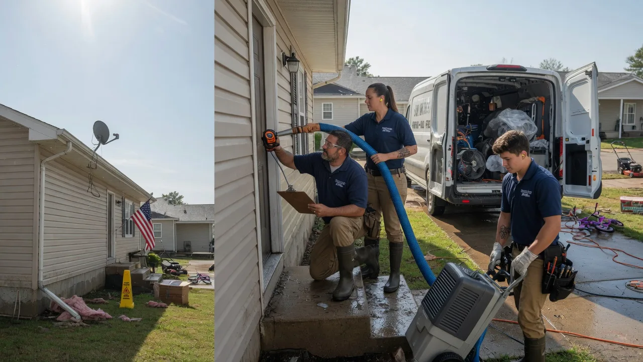 Ceiling Water Damage Restoration in Saint Olaf, IA near me